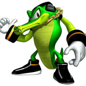 Vector the Crocodile (Sonic Heroes/Marc Biagi) AI voice text to speech and AI music cover generator